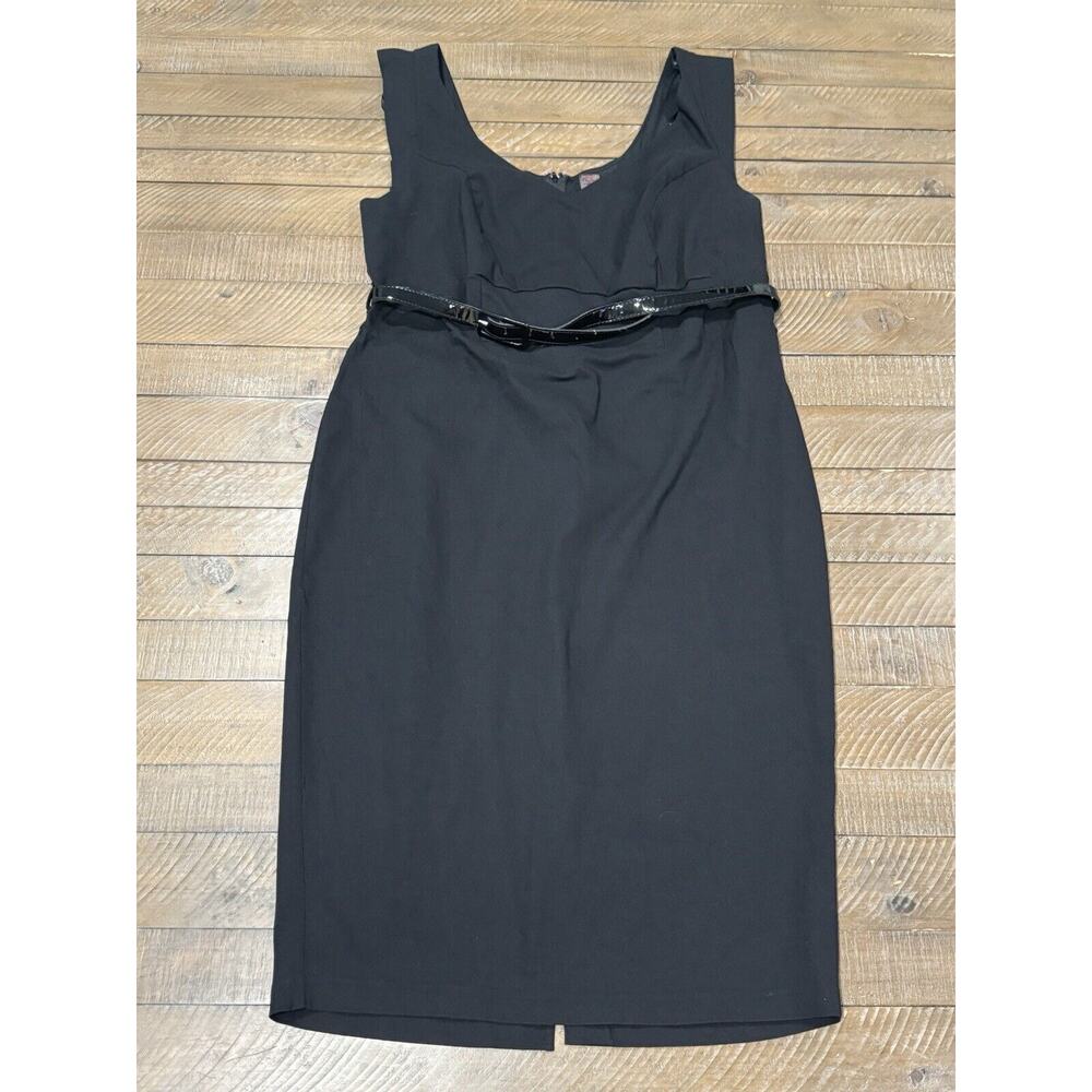 Retro & Chic TORRID Black Belted Knee-Length Sleeveless Stretch Dress - Size 18